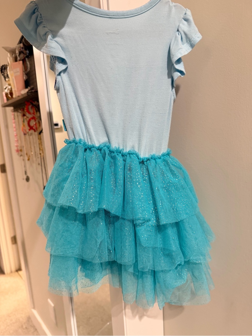Posh peanut Disney little Mermaid Tulle Costume Dress 3t-4t - Picture 2 of 3